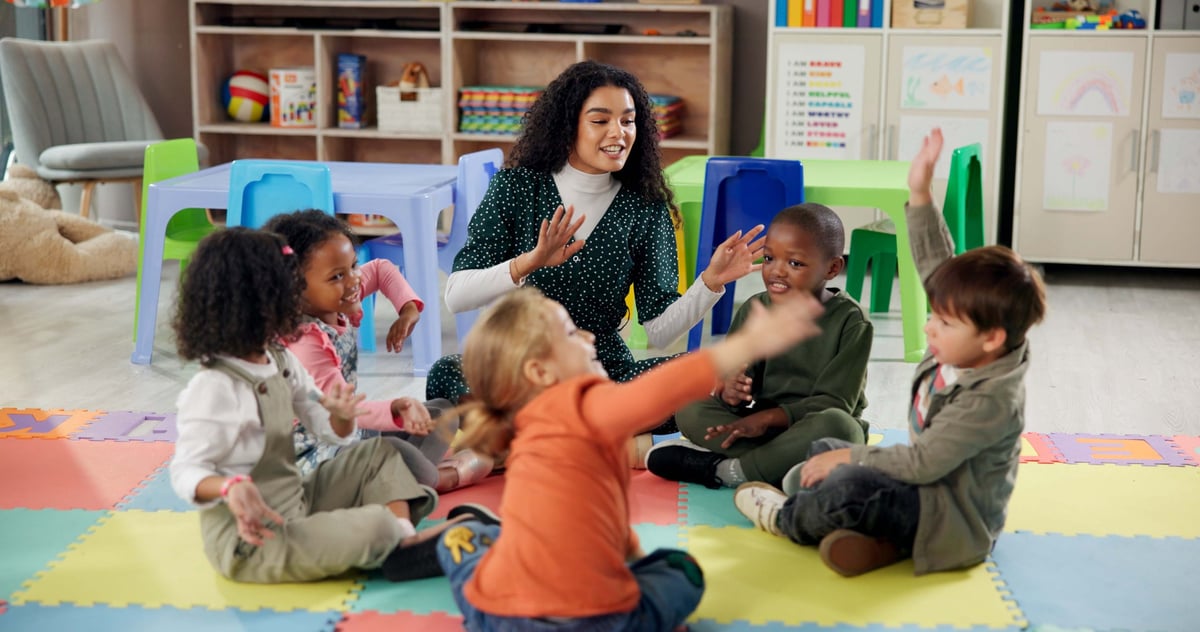 Happy children learning and playing at Kindernest Academy